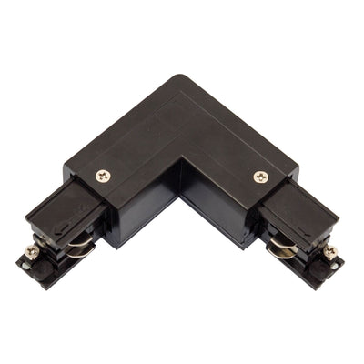 Spectrum LED SPS 2 L Forbinder Højre Sort, Aluminium, 230V, IP20 indendørs skinnebelysningstilbehør