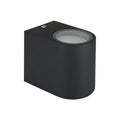 Spectrum LED væglampe halvrund Sort, GU10 fatning, IP44 udendørs væglampe 230V