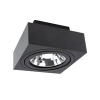 Spectrum MIRORA AR111 GU10 påbygget LED spot Sort justerbar 20W 250V IP20 145x145x85mm