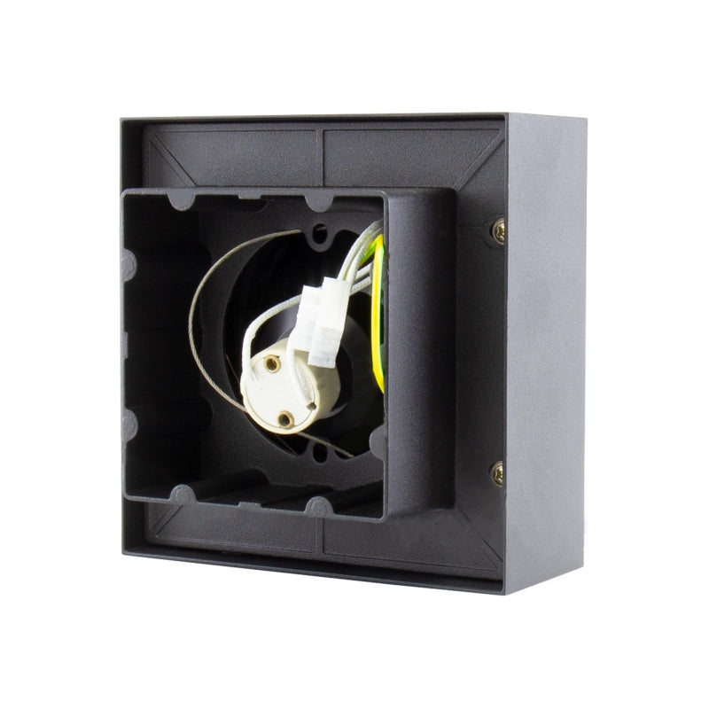 Spectrum MIRORA AR111 GU10 påbygget LED spot Sort justerbar 20W 250V IP20 145x145x85mm