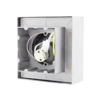 Spectrum MIRORA AR111 påbygget GU10 spotlampe, 250V, 20W max, IP20, justerbar Hvidt aluminiumshus