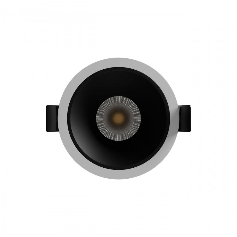 Spectrum ORBITO LED Downlight 10W 4000K 1200 lumen 230V IP44 CRI>90 UGR<19 Hvid Rund Sort Reflektor
