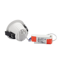 Spectrum ORBITO LED Downlight 10W 4000K 1200 lumen 230V IP44 CRI>90 UGR<19 Hvid Rund Sort Reflektor