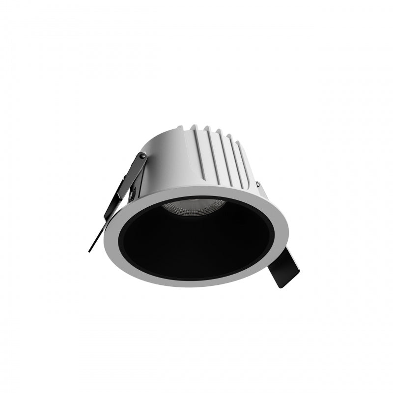 Spectrum ORBITO LED Downlight 10W 4000K 1200 lumen 230V IP44 CRI>90 UGR<19 Hvid Rund Sort Reflektor