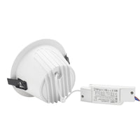 Spectrum ORBITO LED Downlight 14-27W 4000K 230V IP44 CRI 90 UGR<19 Hvid Rund Sort Reflektor Indbygget
