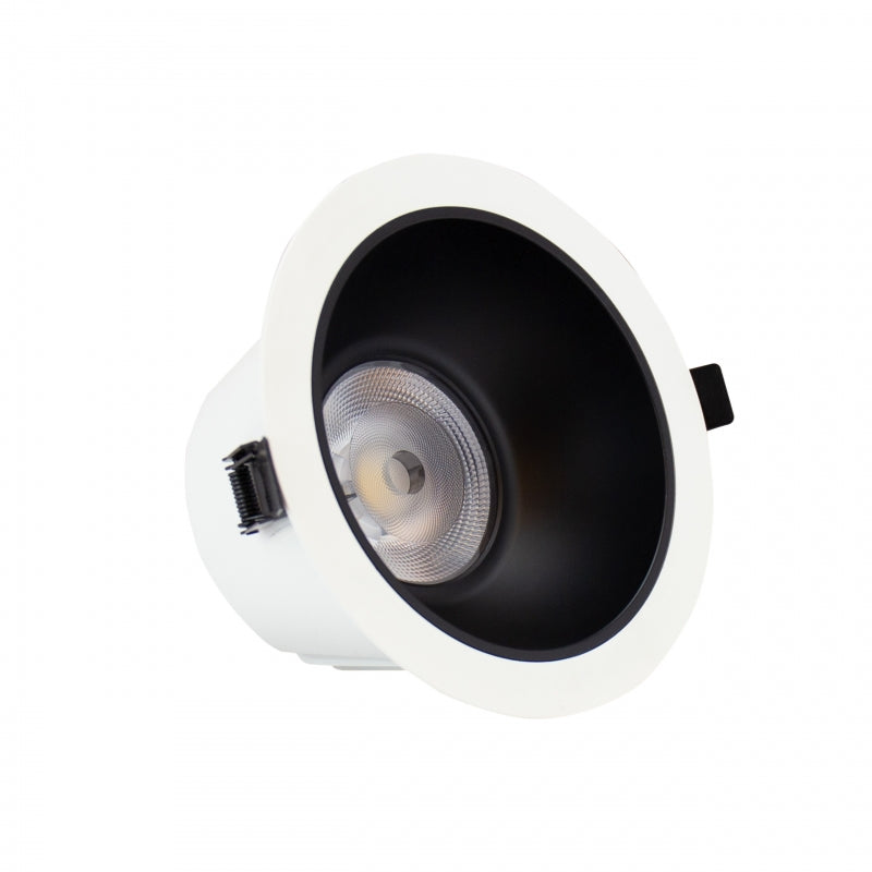 Spectrum ORBITO LED Downlight 14-27W 4000K 230V IP44 CRI 90 UGR<19 Hvid Rund Sort Reflektor Indbygget