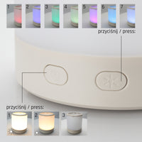 Spectrum SOLARA Campo LED camping lamp 2W 3000K-6500K IP20 USB-C solar rechargeable power bank