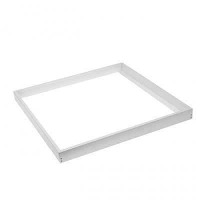 Spectrum overflademonteringsramme til ALGINE LINE og ALGINE PREMIUM 600x600mm LED paneler, Hvid