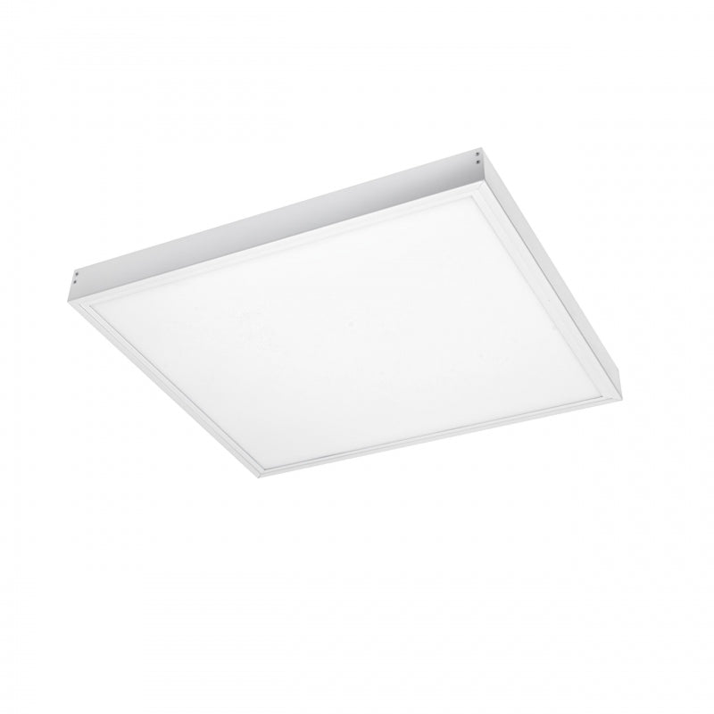 Spectrum overflademonteringsramme til ALGINE LINE og ALGINE PREMIUM 600x600mm LED paneler, Hvid
