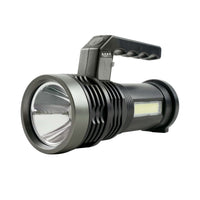 Technik håndholdt projektør C20 XPE+COB LED 300 lumen genopladelig 18650 batteri USB IPX2 Hvid