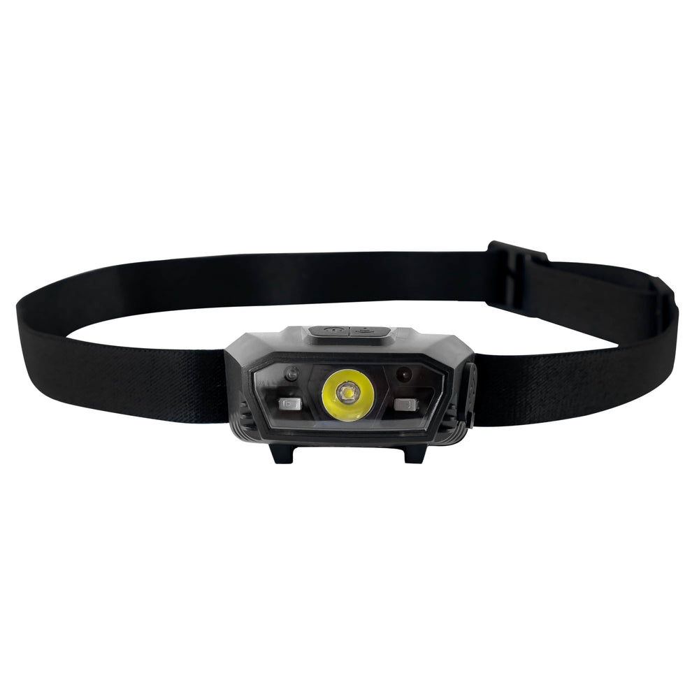 Technik Pandelygte H15 genopladelig LED 300 lumen IP44 med USB Type-C og bevægelsessensor