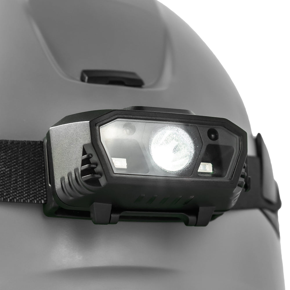 Technik Pandelygte H15 genopladelig LED 300 lumen IP44 med USB Type-C og bevægelsessensor