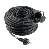 Technik industrial extension cable 30m H07RN-F 3G1.5mm², 1 socket, IP44, 16A, 250V for heavy duty use