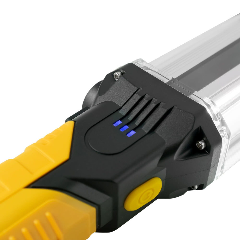 Technik LED Lommelygte W50 COB+XPG 1000 lumen Hvid IP55 med USB Type-C Genopladeligt Batteri og Powerbank