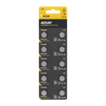 Technik Platinum alkalisk knapcellebatteri 1.5V AG7 LR57 371 SR920W, 10 pak pålidelig knapcellebatteri