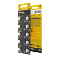 Technik Platinum Alkaline Knapcelle AG12 LR43 186 386 1.5V B10 pakke med 10 til ure og små enheder
