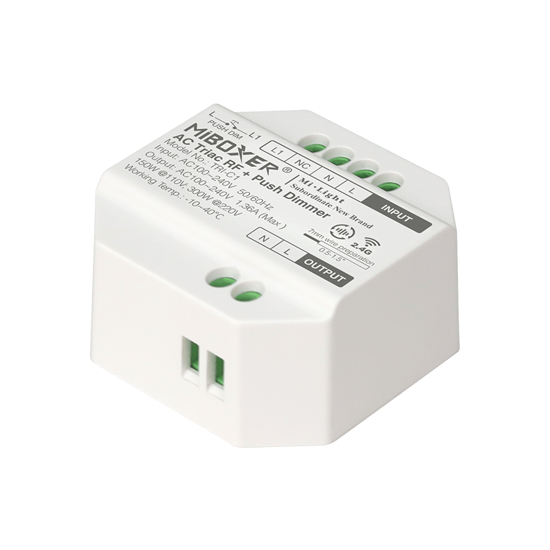 Tsong LED dæmpermodul 300W AC TRIAC, RF 2.4GHz fjernbetjening kompatibel, IP20, 220-240V, CE RoHS