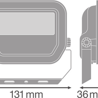 Ledvance LED Floodlight GEN 3 Black 10W 1521 lumens 3000K IP65 IK10 220-240V 120° Aluminium CE RoHS