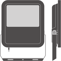 Tsong LED lampe 10.5W 3000K varm hvid, 220-240V, 120° lysvinkel, CRI 80, IP20 IK10 aluminium mat guld, CE RoHS