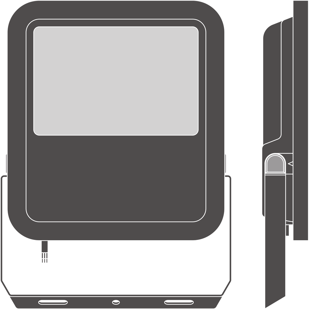 Tsong LED lampe 10.5W 3000K varm hvid, 220-240V, 120° lysvinkel, CRI 80, IP20 IK10 aluminium mat guld, CE RoHS