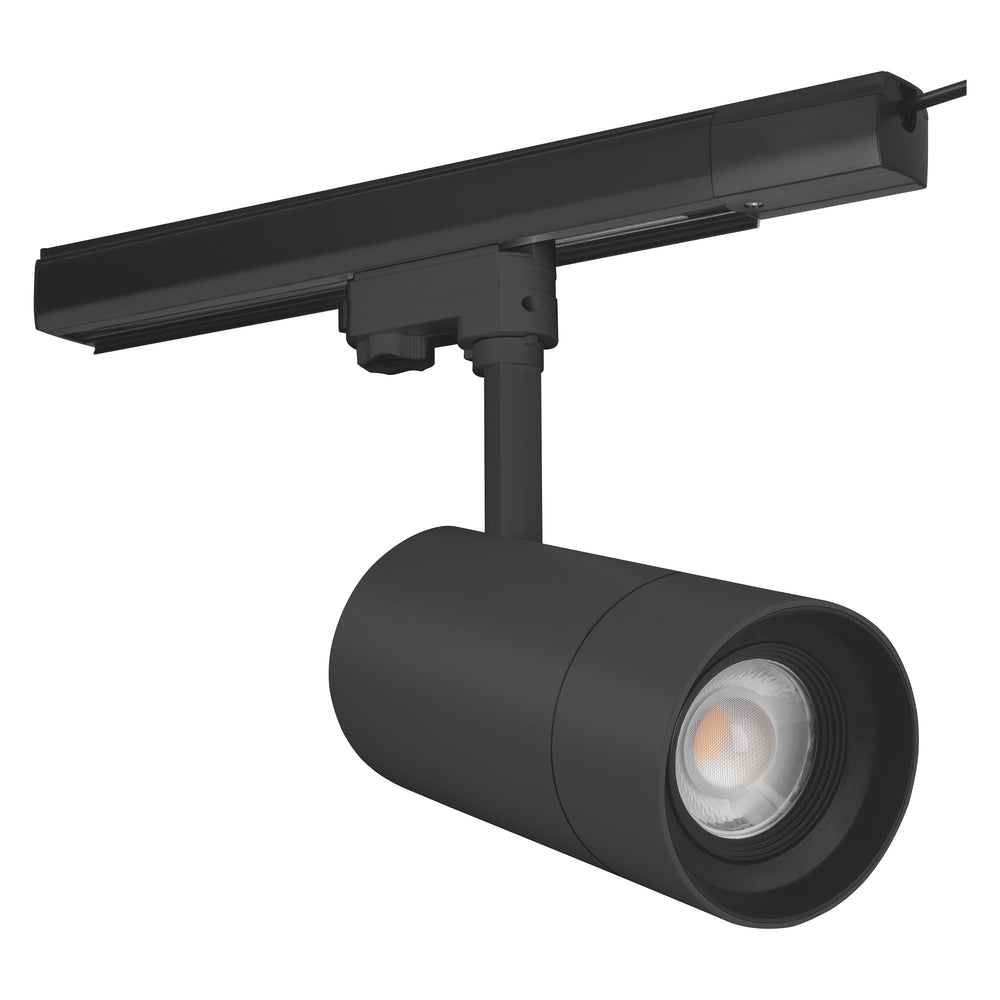 Ledvance LED Railspot D85 Black 25W 1500 lumens 15-55° 3000K IP20 Mechanical Zoom Dimmable Track Light CE RoHS