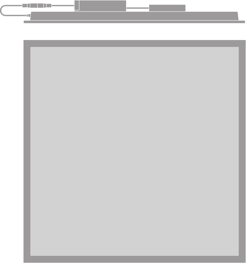 Tsong LED panel 33W 4320 lumen 4000K 230V IP20 CRI 80 aluminium hvid 60x60cm comfort serie