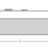 Tsong LED panel lys 33W 3000K 4320 lumen 120x30cm UGR<19 IP20 aluminium hvid flimmerfri