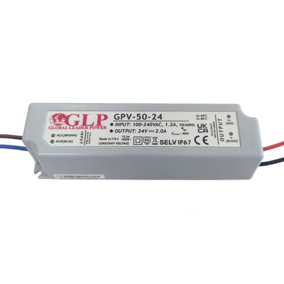 LED strømforsyningsadapter 12v 48w 2a IP67 vandtæt af GLP
