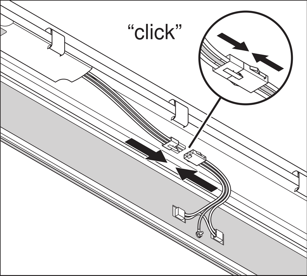Value LED vandtæt armatur 50W 4000K 6000 lumen 150cm IP65 kold hvid
