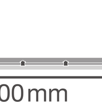 Value LED vandtæt armatur 50W 4000K 6000 lumen 150cm IP65 kold hvid