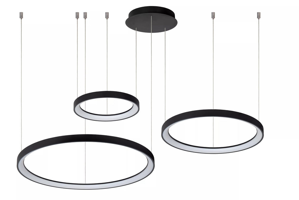 Lucide VIDAL LED pendellampe 78 cm sort 120W 2700K dæmpbar