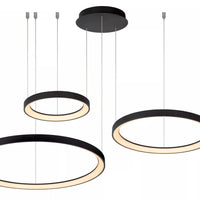 Lucide VIDAL LED pendellampe 78 cm sort 120W 2700K dæmpbar