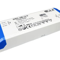 glp led strømforsyningsadapter dæmpbar 12v 100w 8.33a med ip20 og 80 cri