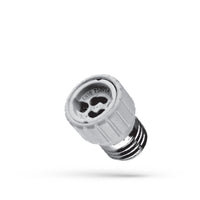 Spectrum E27 til GU10 adapter IP20, 230V, hvidt hus til problemfri LED-konvertering