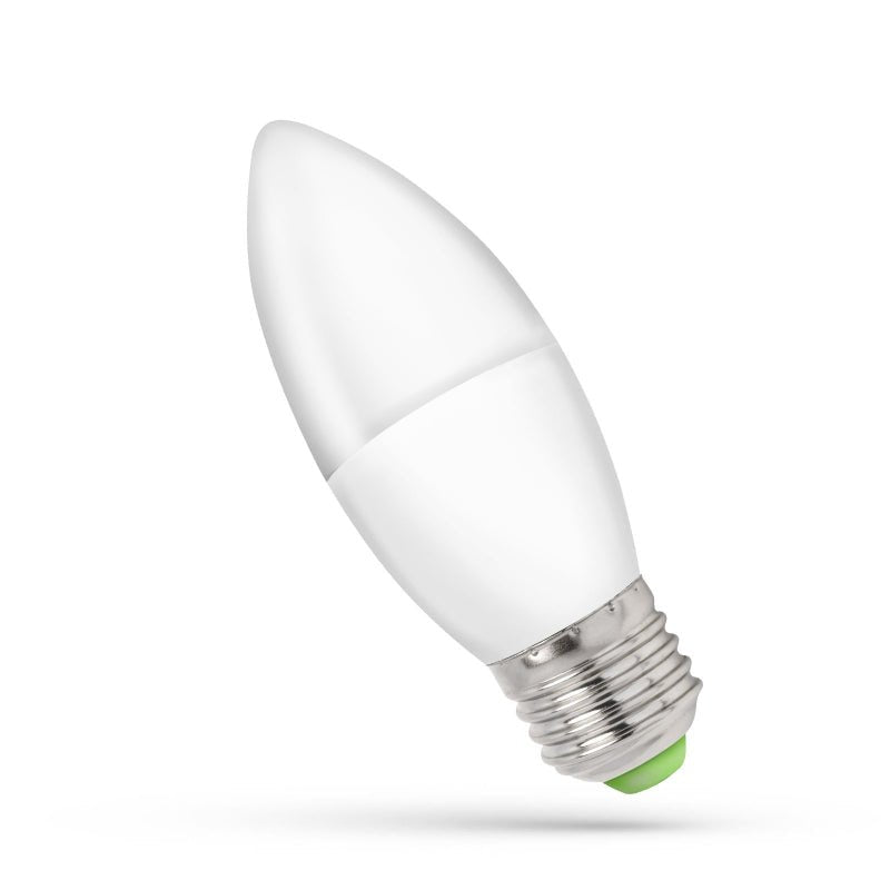 Spektrum LED-Kertepære C37 E27 varm hvid 3000K 6W 520 lumen 160° - perfekt stemning i hjemmet