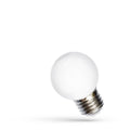 Spectrum LED Ball G45 E27 RGB Lamp, 230V, 1W, 260° Angle, Long Lifespan, 400 Lumens, Non-Dimmable, Indoor Use