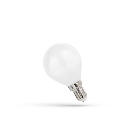 Spectrum LED lamp G45, E14 fitting, 4W filament, 4000K bright white light