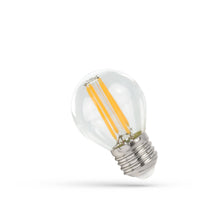 spectrum LED-lampe P45 E27 fatning 6W filament 2700K varm hvidt lys