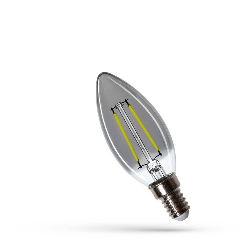 Spectrum LED C35 E14 230V 3W 4000K NW 150 lumen til indendørs belysning