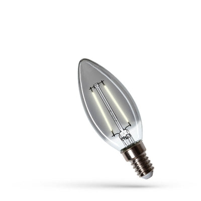 Spectrum LED C35 E14 230V 3W 4000K NW 150 lumen til indendørs belysning