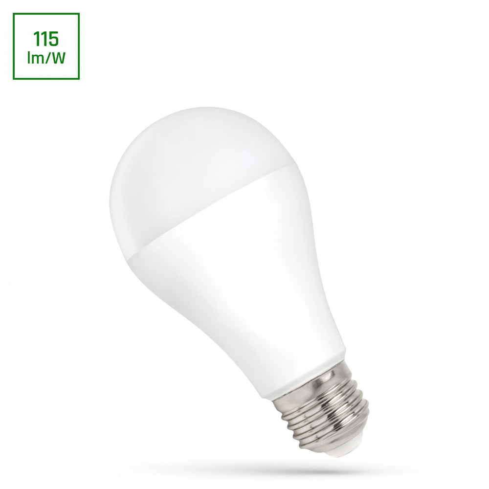 Spectrum LED A65 lampe 20W E27 3000K, 2300 lumen varm hvid belysning, IP20, 160° strålevinkel, ikke dæmpbar