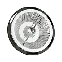 Spectrum LED AR111 GU10 12W 3000K sort med 1050 lumen, 45 graders vinkel, varm hvid, 50.000 timer, 2 års garanti