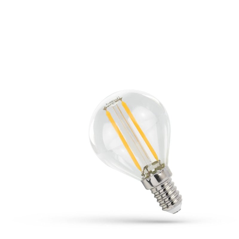 Spectrum LED-pære G45 E14 2700K 230V 1W varm hvid, 100 lumen, 300° strålevinkel, energibesparende og holdbar