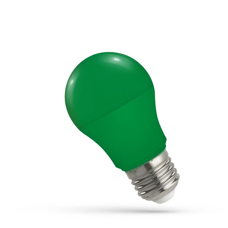 Spectrum LED GLS A50 E27 4.9W green light 230V 270° illumination