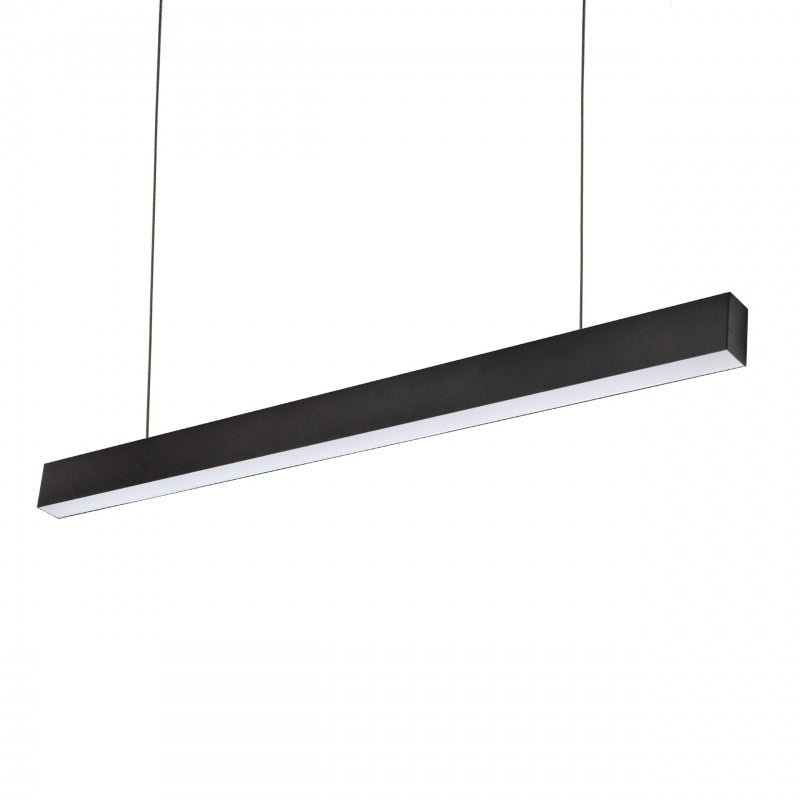 Spectrum allday inspire one 830 LED rørlampe 30W sort, 3000K, 4350 lumen, 115° overflade eller hængende armatur