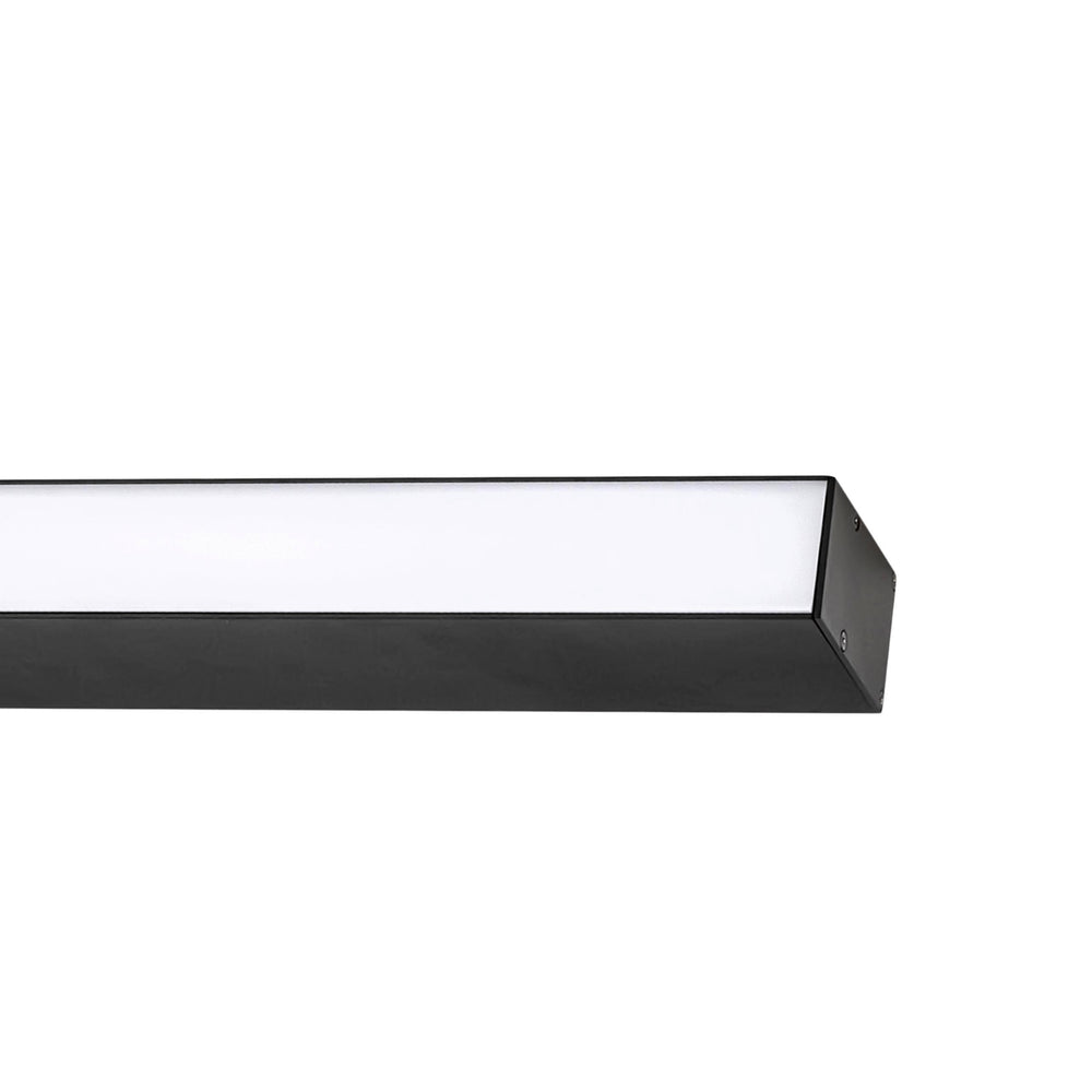 Spectrum allday inspire one 830 LED rørlampe 30W sort, 3000K, 4350 lumen, 115° overflade eller hængende armatur