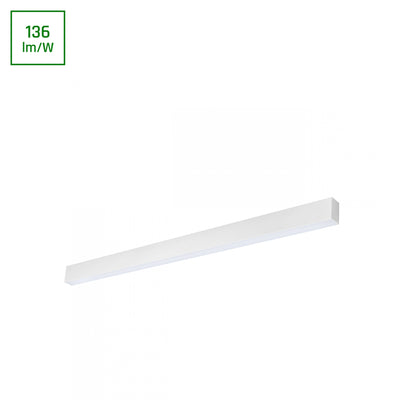Spectrum ALLDAY GO LED loftlampe, påbygning, 36W 4000K 230V, 4900 lumen, 115° strålevinkel, Hvid IP20