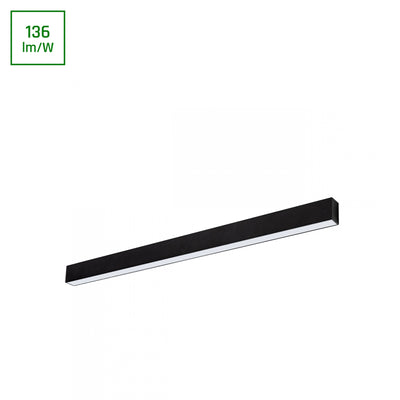 Spectrum ALLDAY GO LED påbygget lampe 36W 4000K 4900 lumen 230V IP20 Sort 112cm